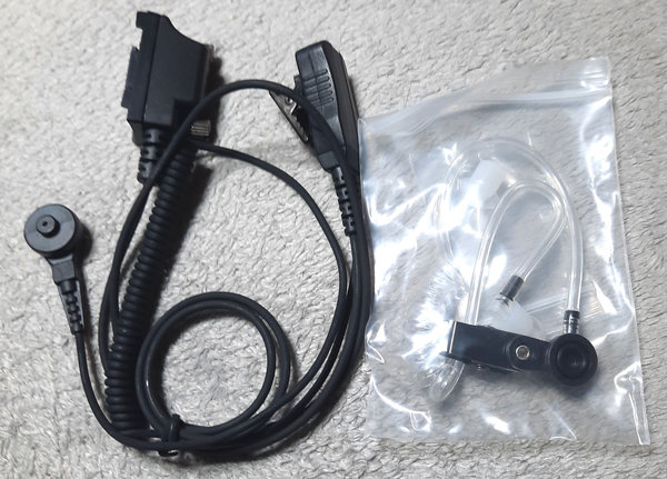 SEPURA 1 CABLE RADIO SYSTEM HEADSET WITH PTT CLEARTUBE CONNECTOR SEPURA 3