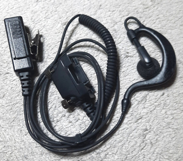 SEPURA 1 CABLE RADIO SYSTEM HEADSET WITH PTT EARHOOK CONNECTOR SEPURA 3