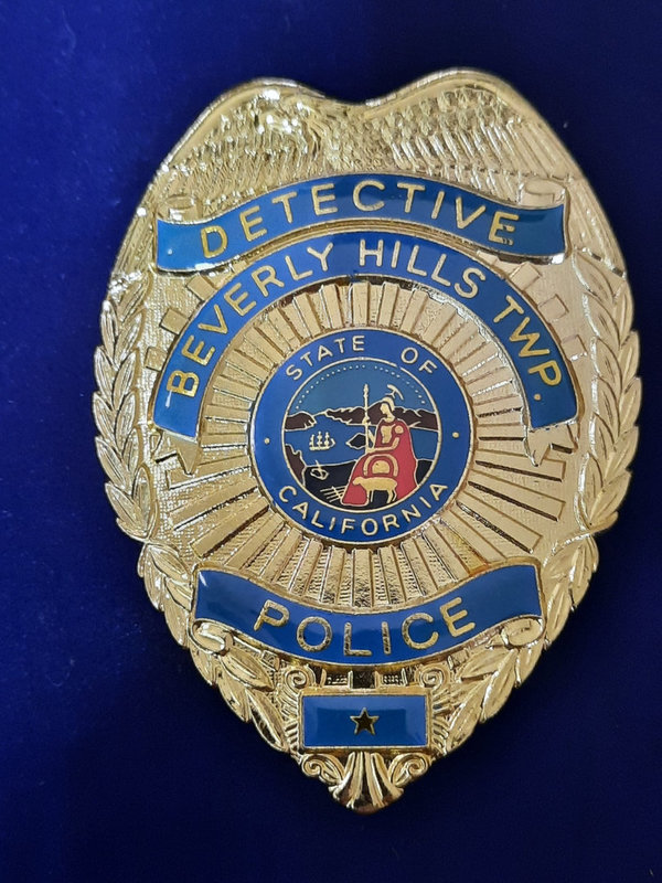 BEVERLY HILLS TWP POLICE DETECTIVE BADGE
